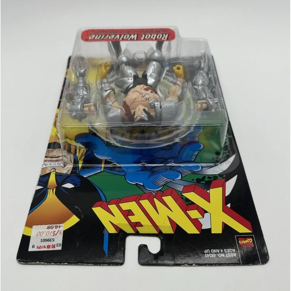 1998 TOY BIZ MARVEL X-MEN ROBOT WOLVERINE ROBOTIC ARM WEAPONS #48346 SEALED
